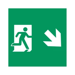 Фото #1 товара Пиктограмма EMGP-MARK-MA-RDOWN (Человек, Вниз-Вправо) (Arlight, Пластик)