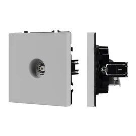 Фото #1 товара Механизм телевизионной розетки SCT-NOBE-MTV1-SFPL-IS (Arlight, Никель)