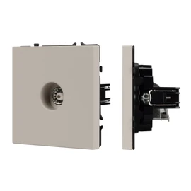 Фото #1 товара Механизм телевизионной розетки SCT-NOBE-MTV1-SFPL-CA (Arlight, Кашемир)