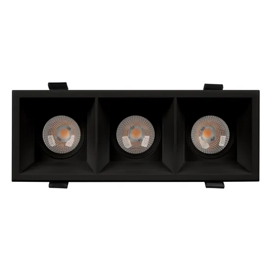 Фото #3 товара Светильник MS-FLOW-BUILT-S230x85-3x6W Warm3000 (BK, 38 deg, 230V) (Arlight, IP20 Металл, 5 лет)