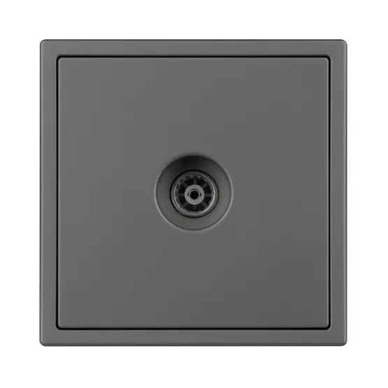 Фото #3 товара Механизм телевизионной розетки SCT-NOBE-MTV1-SFPL-GR (Arlight, Серый базальт)