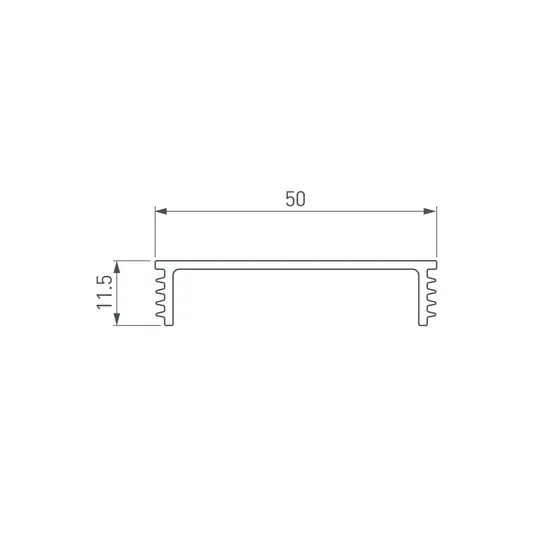 Фото #2 товара Экран IP-LINE-5475-2000 OPAL (Arlight, Пластик)