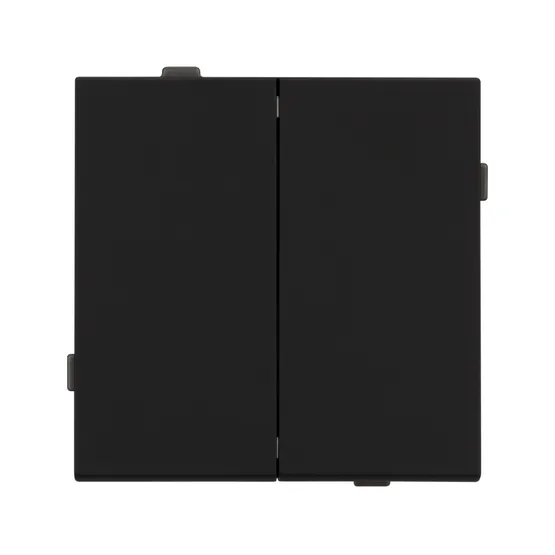 Фото #3 товара Механизм выключателя двухклавишный проходной SWT-TENDO-MKP2-SFPL-BK (230V, 10A) (Arlight, -)