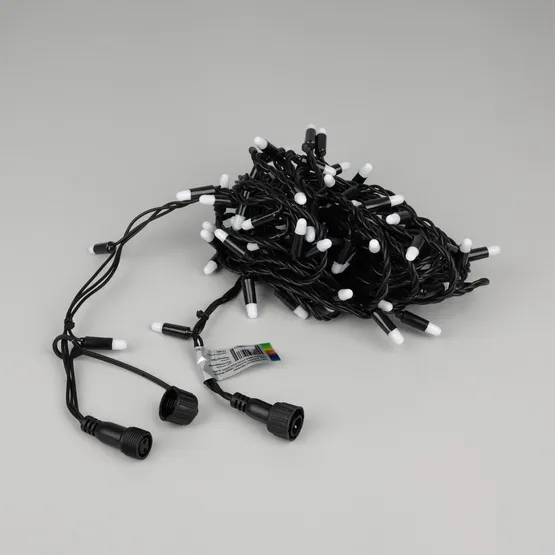 Фото #8 товара Светодиодная гирлянда ARD-STRING-CLASSIC-10000-BLACK-100LED-MILK-SYNC RGB (230V, 6.5W) (Ardecoled, IP65)