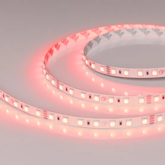 Фото #1 товара Светодиодная лента RT-B70-10mm 24V RGB (14 W/m, IP20, 5m) (Arlight, Открытый)