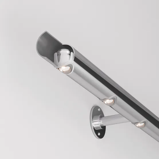Фото #4 товара Светильник ALT-LODESTAR-HANDRAIL-R27-1.5W Warm3000 (SL, 70 deg, 12-24V) (Arlight, IP67 Металл, 3 года)