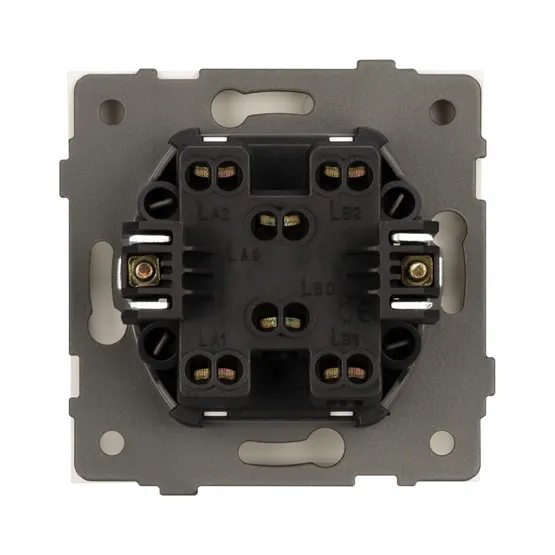 Фото #3 товара Механизм выключателя одноклавишный перекрёстный SWT-TENDO-MKX1-PL-GD (230V, 10A) (Arlight, -)