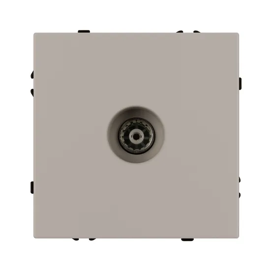 Фото #4 товара Механизм телевизионной розетки SCT-NOBE-MTV1-SFPL-CA (Arlight, Кашемир)