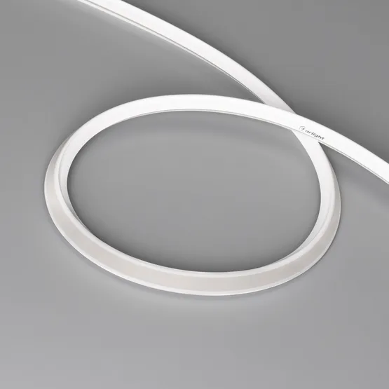 Фото #4 товара Светодиодная лента герметичная MOONLIGHT-3D-T-X544-10x10mm 24V Warm3000 (8 W/m, IP67, 5m, wire x1) (Arlight, Вывод боковой, 5 лет)