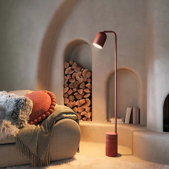 Фото #5 товара Светильник SP-MASON-FLOOR-R143-6W Warm3200-MIX (CF, 120 deg, 230V) (Arlight, IP20, Мрамор, 5 лет)