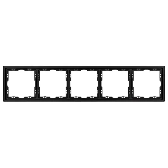 Фото #3 товара Рамка пластиковая FRM-NOBE-SFPL-5-BK (Arlight, -)