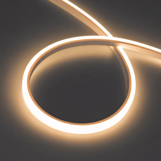 Фото #1 товара Светодиодная лента герметичная WAVE-TOP-PU-A144-10x10mm 24V Warm3000 (5 W/m, IP68, 1m, wire x1) (Arlight, Вывод боковой, 3 года)