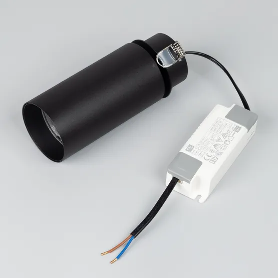 Фото #2 товара Светильник SP-GABI-BUILT-FLAP-R60-12W Warm3000 (BK, 36 deg, 230V) (Arlight, IP40 Металл, 5 лет)