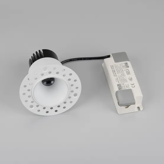 Фото #3 товара Светильник MS-INVISIO-TRIMLESS-R55-15W Day4000 (WH-WH, 36 deg, 230V) (Arlight, IP54 Металл, 5 лет)