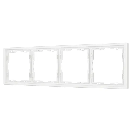 Фото #1 товара Рамка пластиковая FRM-NOBE-SFPL-4-WH (Arlight, -)