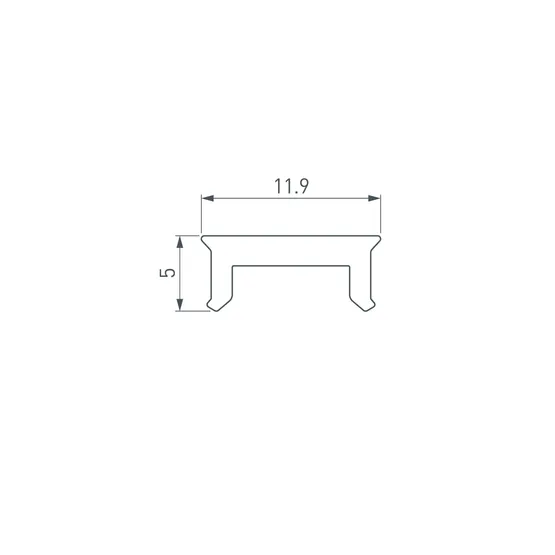 Фото #3 товара Экран FANTOM-W12-10000 SILICONE (Arlight, Силикон)