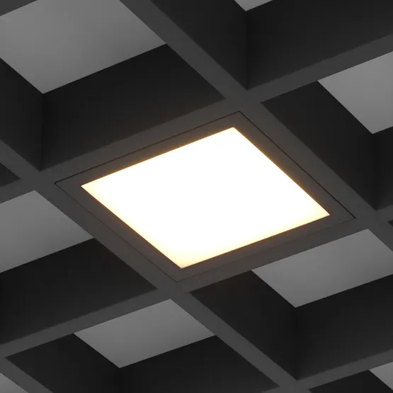 Фото #3 товара Светильник DL-GRIGLIATO-S90x90-12W Warm3000 (BK, 90 deg, 230) (Arlight, IP40 Металл, 5 лет)