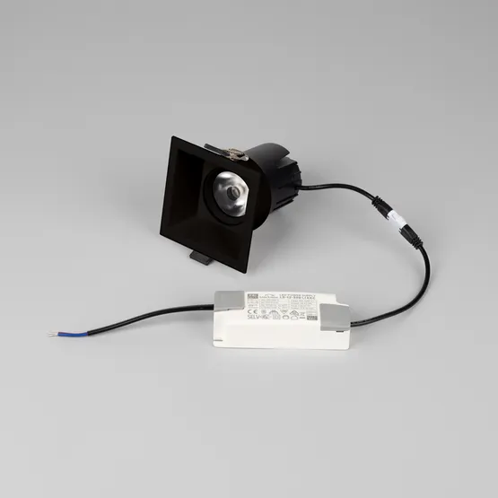 Фото #3 товара Светильник MS-FLOW-BUILT-S85x85-12W Warm3000 (BK, 55 deg, 230V) (Arlight, IP20 Металл, 5 лет)