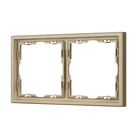 Фото #1 товара Рамка пластиковая FRM-NOBE-SFPL-2-GD (Arlight, -)