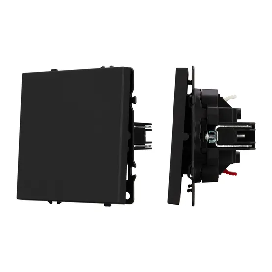 Фото #1 товара Механизм звонкового выключателя SWT-NOBE-MKR1-SFPL-L-BK (230V, 10A) (Arlight, -)