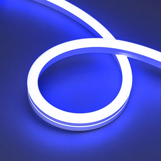 Фото #4 товара Светодиодная лента герметичная MOONLIGHT-SIDE-B84-12x24mm 24V RGB (12 W/m, IP68, 5m, wire x2) (Arlight, Вывод прямой, 3 года)