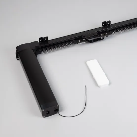 Фото #2 товара Карниз для штор с электроприводом CNK-M1-TY-RF-2M-BK (Arlight, IP20 Металл, 5 лет)
