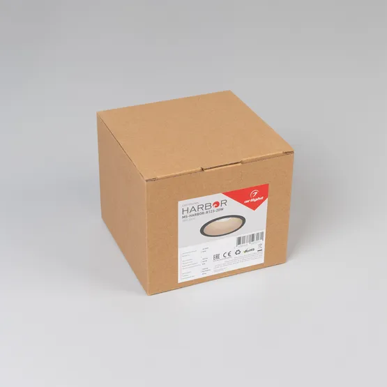 Фото #6 товара Светильник MS-HARBOR-R123-20W Warm3000 (BK, 36 deg, 230V) (Arlight, IP20 Металл, 5 лет)