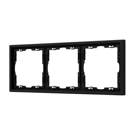 Фото #1 товара Рамка пластиковая FRM-NOBE-SFPL-3-BK (Arlight, -)