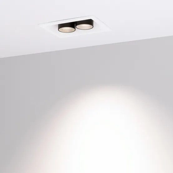 Фото #4 товара Светильник MS-ORIENT-BUILT-TURN-TC-S67x90-5W Warm3000 (BK-BK, 30 deg, 230V) (Arlight, IP20 Металл, 5 лет)