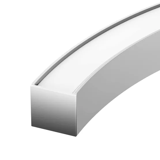 Фото #1 товара Профиль LINE-3535-BENT-SIDE-2000 ANOD (Arlight, Алюминий)