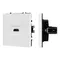 Минифото #1 товара Механизм HDMI розетки SCT-NOBE-MHD1-SFPL-WH (Arlight, Белый кварц)
