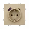 Минифото #2 товара Механизм розетки с USB зарядкой SCT-NOBE-MUAC-SFPL-GD (230V, 16A) (Arlight, -)