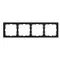Минифото #3 товара Рамка пластиковая FRM-NOBE-SFPL-4-BK (Arlight, -)