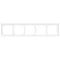 Минифото #2 товара Рамка пластиковая FRM-NOBE-SFPL-5-WH (Arlight, -)