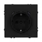 Минифото #2 товара Механизм розетки с USB зарядкой SCT-NOBE-MUCC-SFPL-BK (230V, 16A) (Arlight, -)