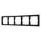 Минифото #1 товара Рамка пластиковая FRM-NOBE-SFPL-5-BK (Arlight, -)