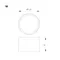 Минифото #7 товара Светильник SP-BISCOTTO-R140-15W Warm3300-MIX (BK-GD, 80 deg, 230V) (Arlight, IP54 Металл, 5 лет)